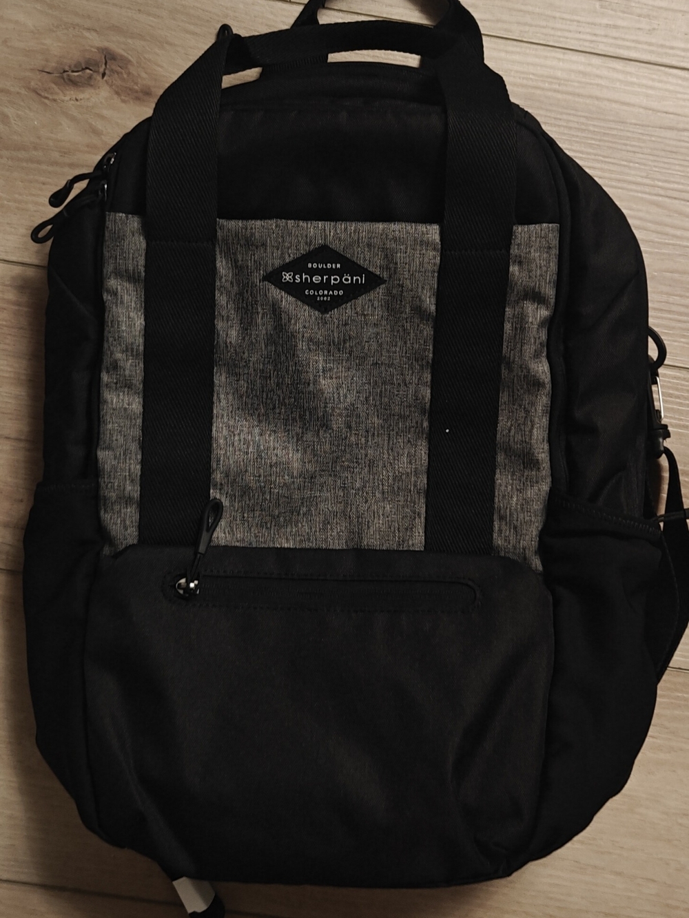Sherpani Camden Backpack Dark Grey Anti-Theft Travel Laptop Bag Lightweight